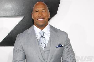 Dwayne Johnson bei der Premiere von "Fast & Furious 7"