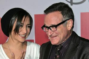 Zelda Williams und ihr verstorbener Vater Robin auf einem Event in Hollywood im September 2009