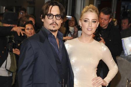 Johnny Depp und Amber Heard im Jahr 2011 bei der Premiere von 