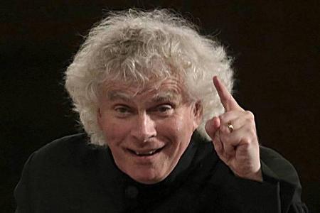 Simon Rattle hat Angela Merkel zum Abendessen eingeladen