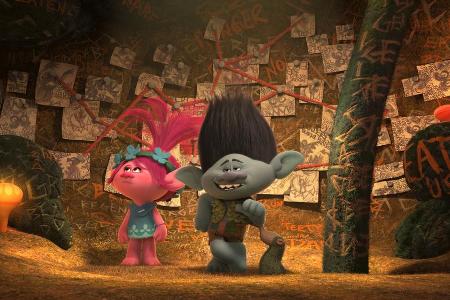 So sehen Poppy (l.) und Branch in 