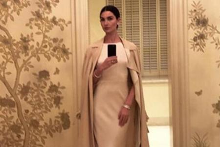 Lily Aldridge hat sich für ihren Besuch im Weißen Haus in Schale geworfen