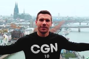 Lukas Podolski gemeinsam mit seiner großen Liebe: Köln