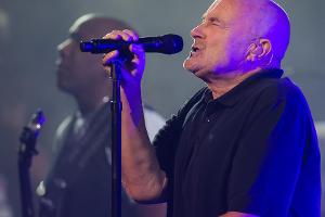 Phil Collins bei einem Auftritt in New York