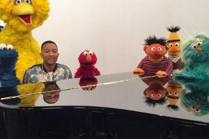 John Legend neben Bibo und Co.