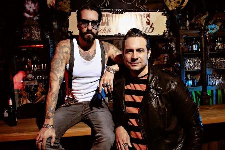 Die berühmtesten Cowboys Deutschlands: Alec Völkel (l.) und Sascha Vollmer sind The BossHoss