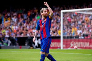 Lionel Messi spielt beim spanischen Club FC Barcelona