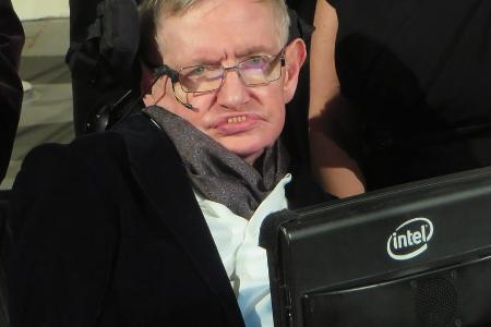 Stephen Hawking auf einer Veranstaltung in London