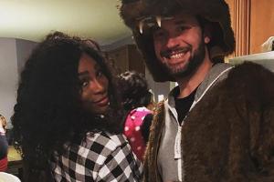 Serena Williams und Alexis Ohanian Ende November beim gemeinsamen Herumblödeln