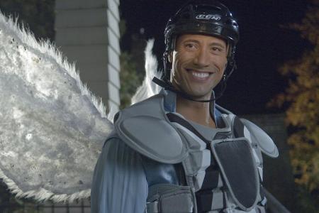 Er zeigte weniger Muskeln, aber dafür schicke Flügel und einen Helm.