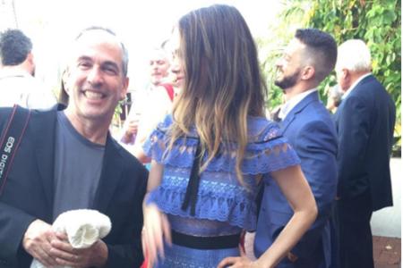 Verwackelt und unscharf: Rachel Bilson (34) zeigt einen Schnappschuss mit Vater Danny (59). Der ist übrigens auch Schauspieler.