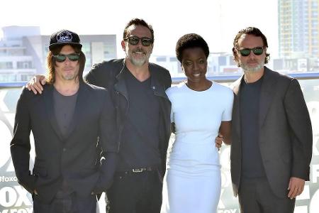 Auch Zombie-Fans gingen nicht leer aus: Die Stars der Serie 