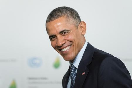 Macht mit links: Barack Obama.