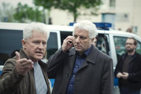 Richtig aufregend wurde es auch für Batic (Miroslav Nemec, l.) und Leitmayr (Udo Wachtveitl) im 