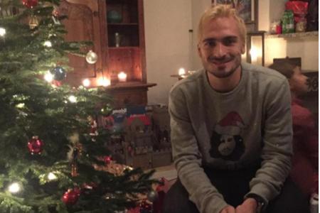 FC-Bayern-Star Mats Hummels feierte Weihnachten 2016 mit seinem erblondeten Haarschopf.