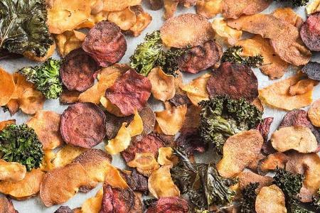 Cleane Gemüsechips lassen sich einfach selbst herstellen