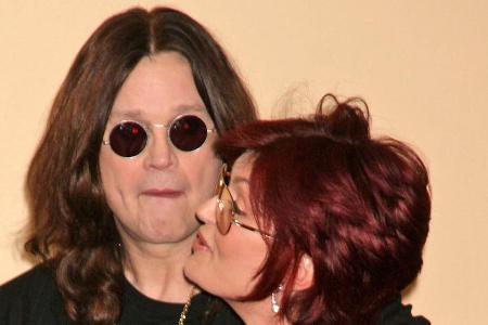 So innig zeigten sich Ozzy und Sharon Osbourne auch auf dem roten Teppich