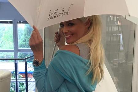 Daniela Katzenberger freut sich sichtlich auf ihre Hochzeit mit Lucas Cordalis