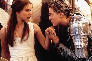 "William Shakespeares Romeo + Julia": In der Verfilmung von 1996 ist Leonardo DiCaprio als Romeo und Claire Danes als Julia ...