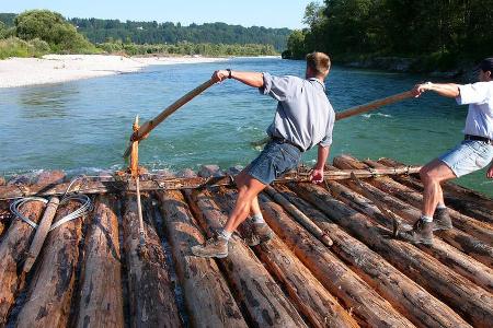 Tradition im bayerischen Lenggries: das Flößer-Handwerk