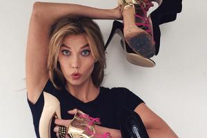 Als Model verbringt Karlie Kloss die meiste Zeit auf High Heels