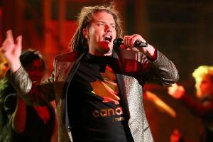 Thomas Katrozan bei seinem Auftritt in der Event-Show im Landschaftspark Duisburg