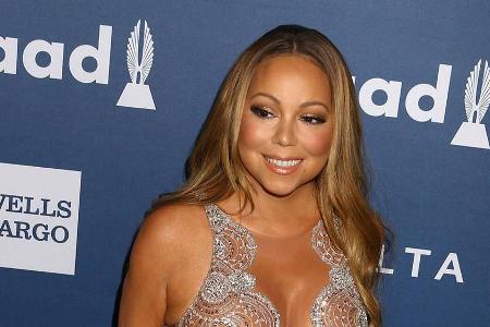 Mariah Carey lenkte die Blicke bei den GLAAD Media Awards geschickt auf ihr Dekolleté