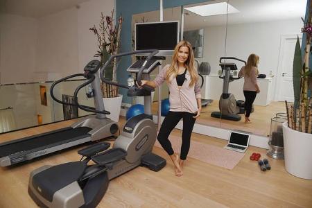 ...geht es ab zum Sport. 