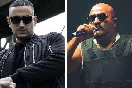 Die Rapper Haftbefehl (l.) und Xatar haben sich einem gemeinsamen Projekt gewidmet.