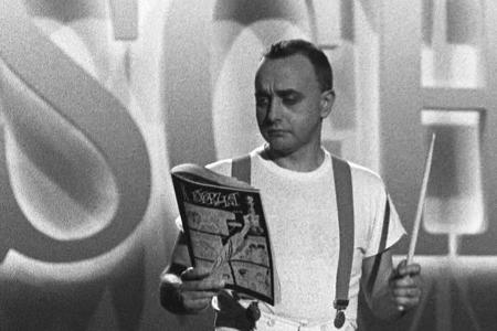 Peter Behrens 1983 während eines Fernsehauftritts