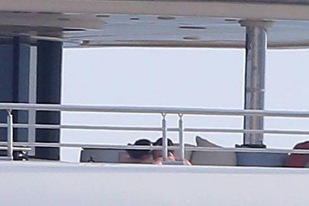 Ein Kuss auf der Yacht: Katy Perry und Orlando Bloom