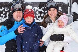 Prinz William macht mit seiner Familie Ski-Urlaub in den französischen Alpen