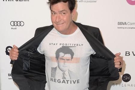 Charlie Sheen bei Elton John