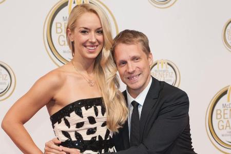 Hat es hier schon gekriselt? Sabine Lisicki und Oliver Pocher bei einer Benefiz-Gala im November 2015 in Köln