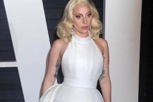 Lady Gaga auf der Vanity Fair Oscar Party im Februar 2016