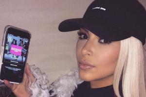 Ohne Handy ist Kim Kardashian kaum anzutreffen