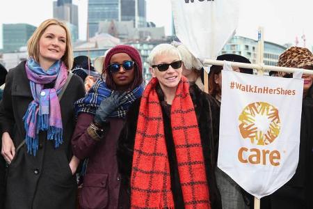 ...glücklicherweise nicht alleine. Auch andere Hollywoodstars und Prominente engagieren sich für eine bessere Welt. Annie Le...