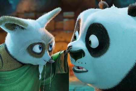 Meister Shifu will, dass Panda Po künftig die Kung-Fu-Schüler unterrichtet
