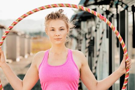 Rosalie Thomass reiste für die Dreharbeiten zu 