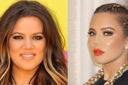 Im Vergleich: Khloé Kardashian bei den Kids Choice Awards 2013 und auf Instagram 2016.