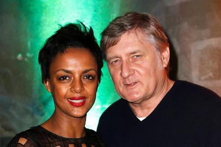 Carlo Rola und seine Frau Dennenesch Zoudé bei einer Veranstaltung in Berlin am 12. Februar 2016