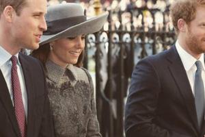 William, Kate und Harry in London