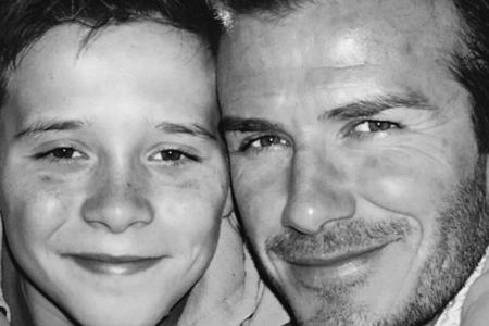 Da spricht der stolze Vater: David Beckham gratuliert seinem Sohn Brooklyn zum Geburtstag
