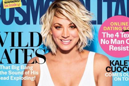 Kaley Cuoco auf dem April-Cover der amerikanischen 