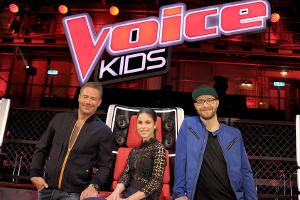 Waren allesamt überzeugt von Lukas' Leistung: Die "The Voice Kids"-Coaches Sasha, Lena Meyer-Landrut und Mark Foster (v.l.)