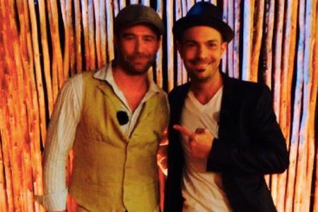 Sasha (l.) trauert um Roger Cicero