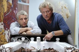 "Tatort: Unsterblich schön": Die Kommissare Leitmayr (Udo Wachtveitl, l.) und Batic (Miroslav Nemec) versuchen den Tathergan...