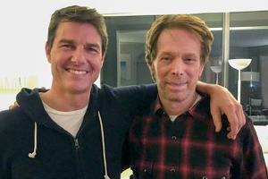 "Top Gun"-Co-Produzent Jerry Bruckheimer und Tom Cruise haben sich auf ein Pläuschchen getroffen