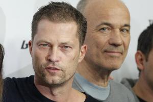 Til Schweiger und Heiner Lauterbach (r.) bei einer Filmpremiere