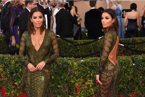 Nicht nur ein schöner Rücken kann entzücken: Eva Longoria bei den SAG Awards